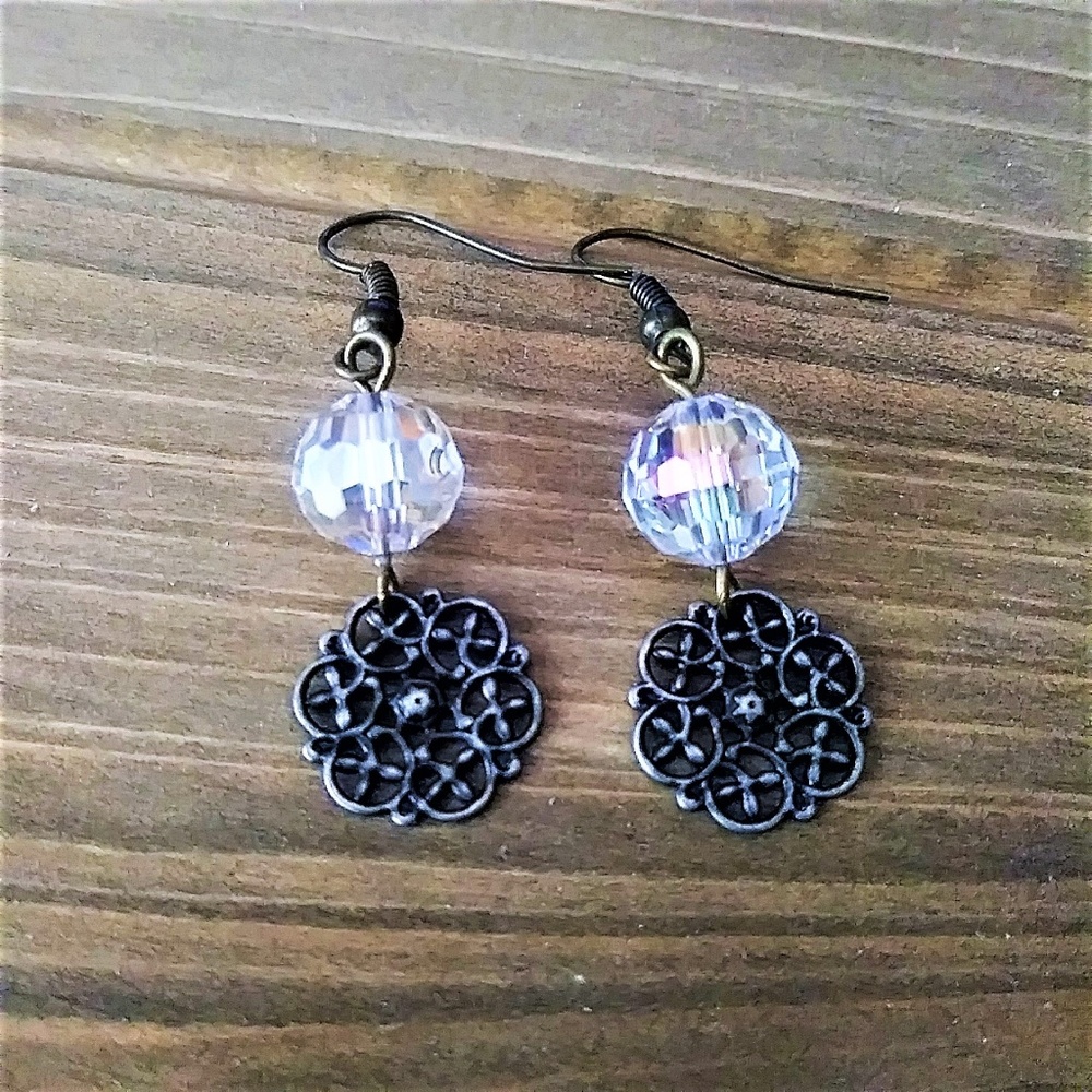 3 for $49 NEW Bronze Boho Dangle Earrings - Picture 2 of 7